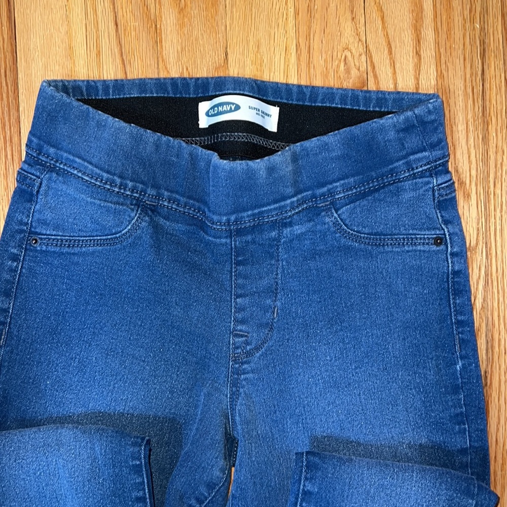 Old Navy Like New Super Skinny Mid-Rise Jeggings - Picture 3 of 5